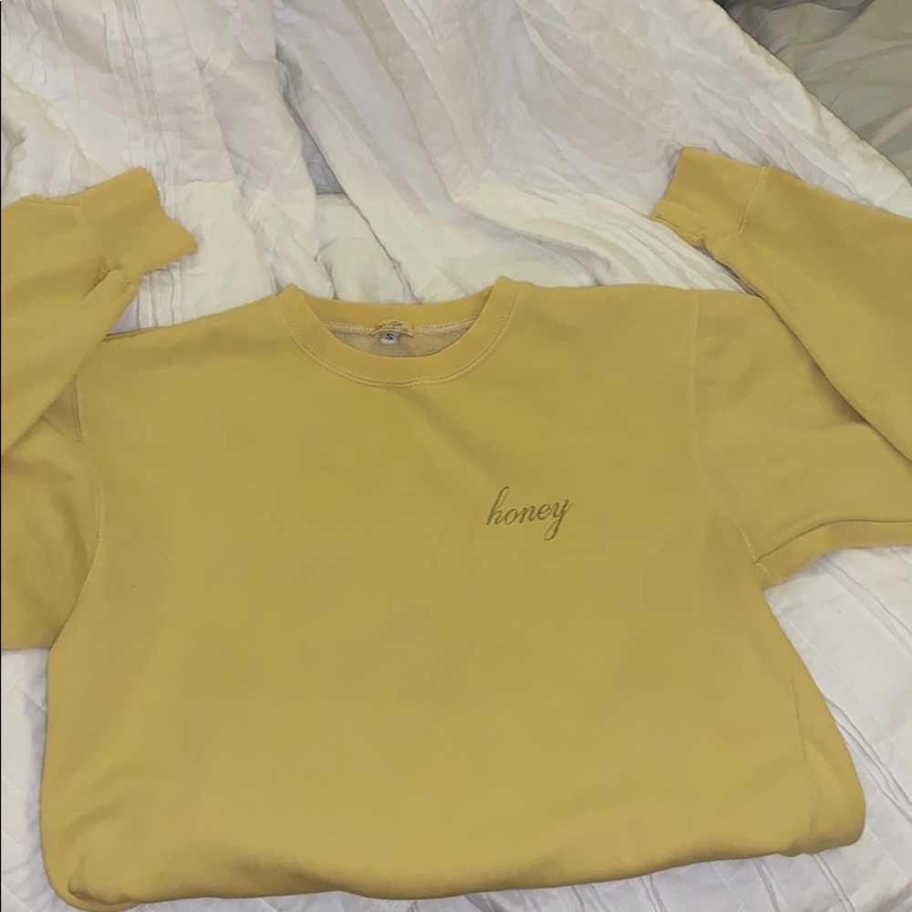 honey crewneck